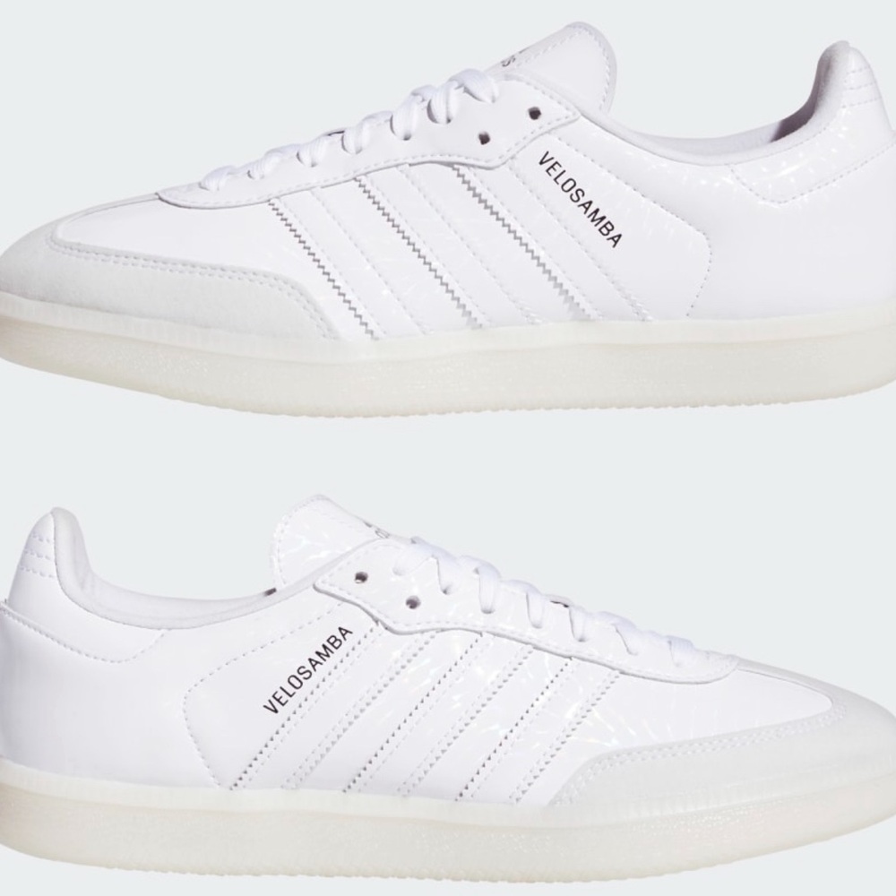 NWT Adidas Men's The Velosamba Vegan Cycling Shoes - White - GX1672 - Picture 7 of 7